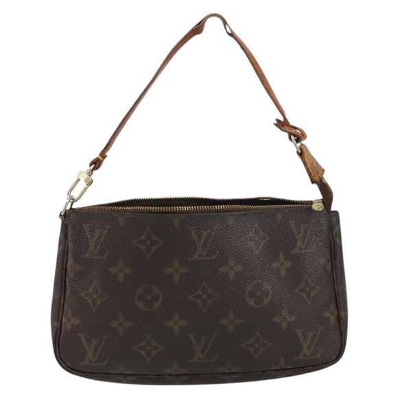 LOUIS VUITTON Monogram Pochette Accessoires Pouch M51980 LV Auth 158775