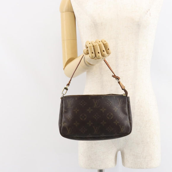 LOUIS VUITTON Monogram Pochette Accessoires Pouch M51980 LV Auth 158775