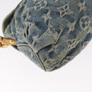 LOUIS VUITTON Monogram Denim Mini Pretty Raye Hand Bag Blue M95333 Auth 158782V-15