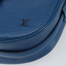 LOUIS VUITTON Epi Jeune Fille MM Shoulder Bag Toledo Blue M52155 LV Auth 158787-14