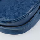 LOUIS VUITTON Epi Jeune Fille MM Shoulder Bag Toledo Blue M52155 LV Auth 158787-15