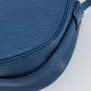 LOUIS VUITTON Epi Jeune Fille MM Shoulder Bag Toledo Blue M52155 LV Auth 158787-16