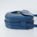 LOUIS VUITTON Epi Jeune Fille MM Shoulder Bag Toledo Blue M52155 LV Auth 158787-3