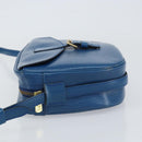 LOUIS VUITTON Epi Jeune Fille MM Shoulder Bag Toledo Blue M52155 LV Auth 158787-4