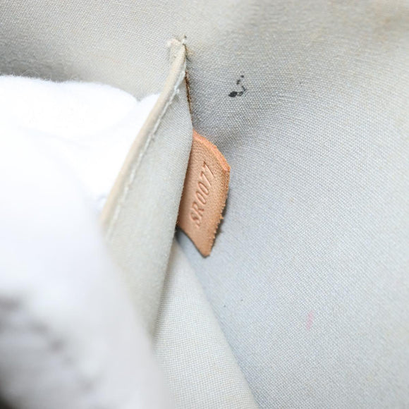 LOUIS VUITTON Monogram Vernis Roxbury Drive Hand Bag Perle M91374 LV Auth 158790