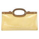 LOUIS VUITTON Monogram Vernis Roxbury Drive Hand Bag Perle M91374 LV Auth 158790-2