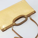 LOUIS VUITTON Monogram Vernis Roxbury Drive Hand Bag Perle M91374 LV Auth 158790-6