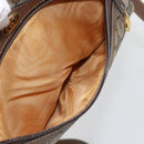 GUCCI GG Supreme Web Sherry Line Bag PVC Beige Gold 904 02 004 Auth 158796-11