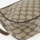 GUCCI GG Supreme Web Sherry Line Bag PVC Beige Gold 89 02 032 Auth 158797-17