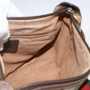 GUCCI GG Supreme Web Sherry Line Bag PVC Beige Gold 89 02 032 Auth 158797-20