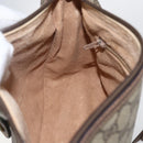 GUCCI GG Supreme Web Sherry Line Bag PVC Beige Gold 89 02 032 Auth 158797-21