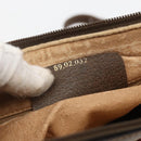 GUCCI GG Supreme Web Sherry Line Bag PVC Beige Gold 89 02 032 Auth 158797-12