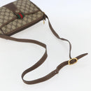 GUCCI GG Supreme Web Sherry Line Bag PVC Beige Gold 89 02 032 Auth 158797-7