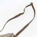 GUCCI GG Supreme Web Sherry Line Bag PVC Beige Gold 89 02 032 Auth 158797-8