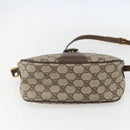 GUCCI GG Supreme Web Sherry Line Bag PVC Beige Gold 89 02 032 Auth 158797-5