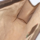 GUCCI GG Supreme Web Sherry Line Clutch Bag PVC Beige 89 01 033 Auth 158798-16