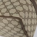 GUCCI GG Supreme Web Sherry Line Bag PVC Leather Beige 69 02 007 Auth 158799-11