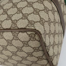 GUCCI GG Supreme Web Sherry Line Bag PVC Leather Beige 69 02 007 Auth 158799-13