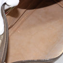 GUCCI GG Supreme Web Sherry Line Bag PVC Leather Beige 69 02 007 Auth 158799-18