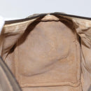 GUCCI GG Supreme Web Sherry Line Bag PVC Leather Beige 69 02 007 Auth 158799-20