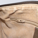 GUCCI GG Supreme Web Sherry Line Bag PVC Leather Beige 69 02 007 Auth 158799-21