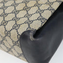 GUCCI GG Supreme Shoulder Bag PVC Navy Gold 001 085 1368 Auth 158804-12
