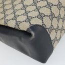 GUCCI GG Supreme Shoulder Bag PVC Navy Gold 001 085 1368 Auth 158804-13