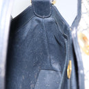 GUCCI GG Supreme Shoulder Bag PVC Navy Gold 001 085 1368 Auth 158804-18