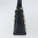 GUCCI GG Supreme Shoulder Bag PVC Navy Gold 001 085 1368 Auth 158804-5
