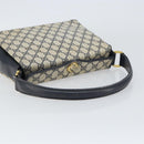 GUCCI GG Supreme Shoulder Bag PVC Navy Gold 001 085 1368 Auth 158804-7