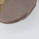 GUCCI GG Canvas Web Sherry Line Mayfair Bag Beige Gold 257065 Auth 158808-16