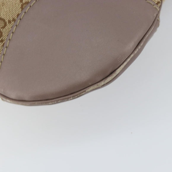 GUCCI GG Canvas Web Sherry Line Mayfair Bag Beige Gold 257065 Auth 158808