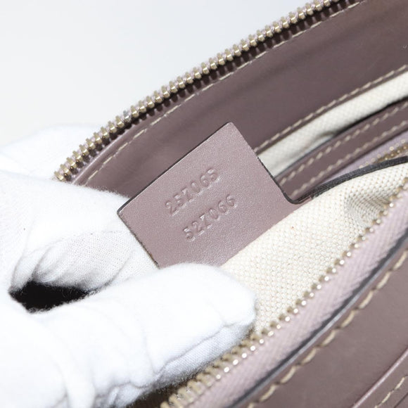 GUCCI GG Canvas Web Sherry Line Mayfair Bag Beige Gold 257065 Auth 158808