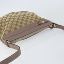 GUCCI GG Canvas Web Sherry Line Mayfair Bag Beige Gold 257065 Auth 158808-6