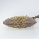 GUCCI GG Canvas Web Sherry Line Mayfair Bag Beige Gold 257065 Auth 158808-5