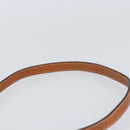 Christian Dior Trotter Canvas Shoulder Bag Brown Gold Auth 158816-8