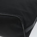 PRADA Shoulder Bag Nylon Black Silver Auth 158819-15