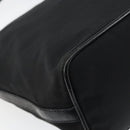 PRADA Shoulder Bag Nylon Black Silver Auth 158819-16