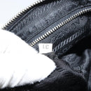 PRADA Shoulder Bag Nylon Black Silver Auth 158819-11