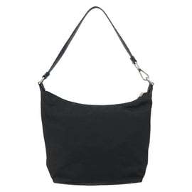 PRADA Shoulder Bag Nylon Black Silver Auth 158819 - 0