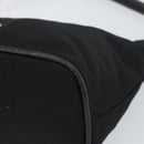 PRADA Shoulder Bag Nylon Black Silver Auth 158820-8