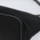 PRADA Shoulder Bag Nylon Black Silver Auth 158820-16