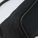 PRADA Shoulder Bag Nylon Black Silver Auth 158820-17