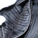 PRADA Shoulder Bag Nylon Black Silver Auth 158820-23