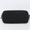 PRADA Shoulder Bag Nylon Black Silver Auth 158820-5