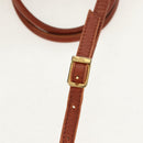 MCM Logogram Vicetos Hand Bag PVC Leather 2way Brown Gold Auth 158823-10