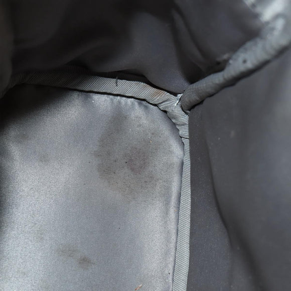 MCM Vicetos Logogram Backpack PVC Leather White Gold Auth 158824