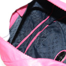 LOEWE Anagram Shoulder Bag Leather Pink Gold Auth 158833V-10