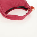 LOEWE Anagram Shoulder Bag Leather Pink Gold Auth 158833V-7