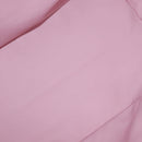 CHANEL Tote Bag Canvas Pink Silver CC Auth 158837-10